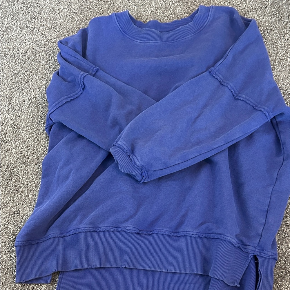 Aerie Blue Crewneck Sweatshirt
